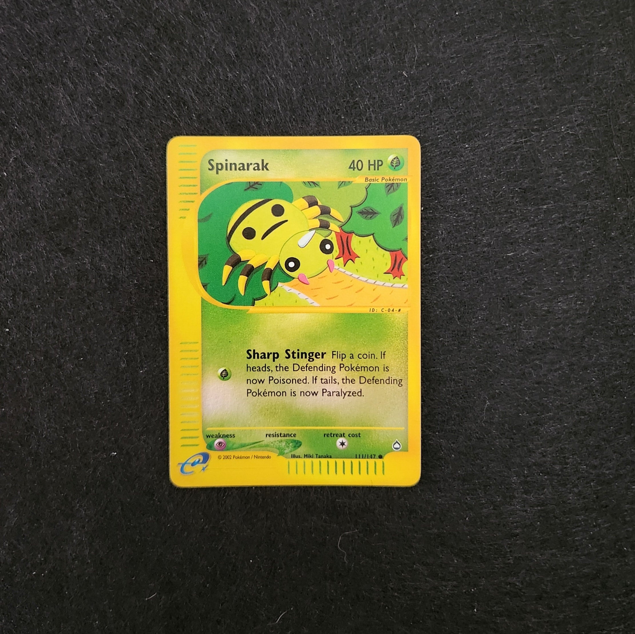 pokemon spinarak card Spinarak (103/123) [Mysterious Treasures]  Pokemon Plug